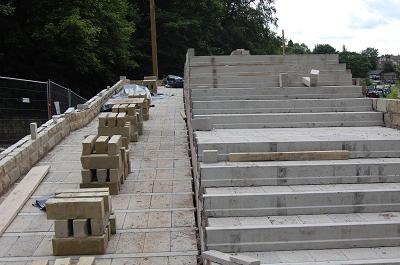 Steps constructed